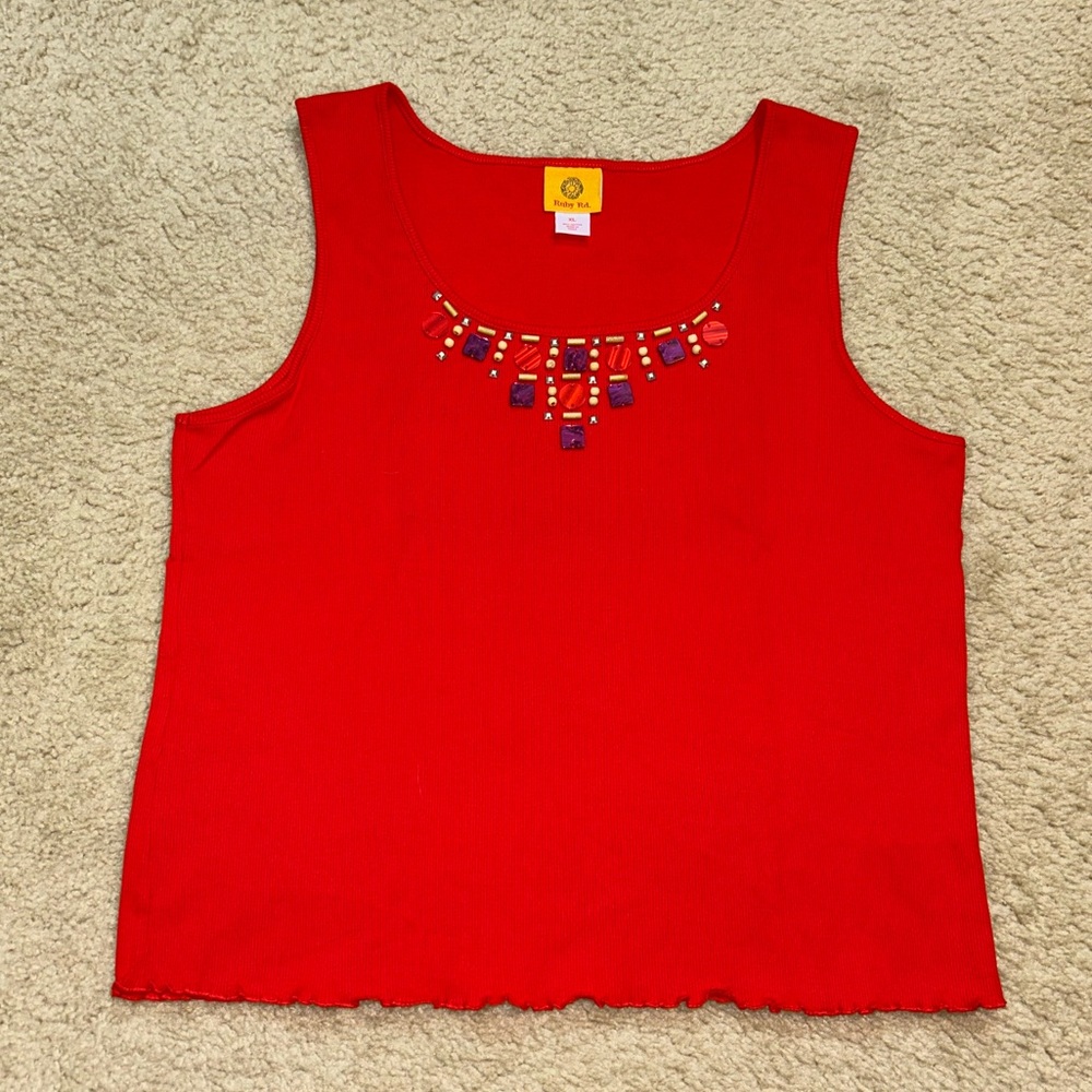 ❤️Ruby Rd Embellished Top❤️ - Picture 7 of 8